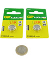 Pack de 2 Piles Bouton Alcalines type LR9/V625U