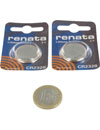 Pack de 2 piles bouton type CR2320