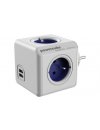 allocacoc PowerCube Original USB - Bloc Multiprise Compact (4 Prises + 2 USB)