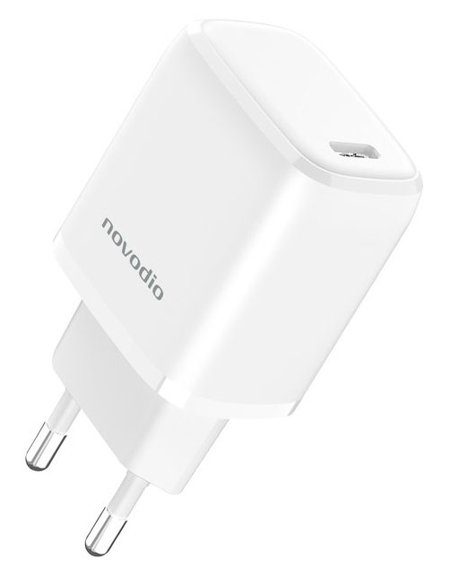 Pack Novodio C-Charge 20 + Câble Lightning vers USB-C - Chargeur