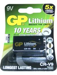 Pile 9V GP Lithium 1 pièce, Autres, Piles au lithium, Piles